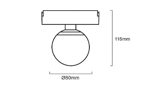 B80 CIRCULAR SPOTLIGHT