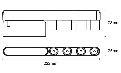 ZD6F-3TM LINEAR SPOTLIGHT WITH REFLECTOR - Image 4