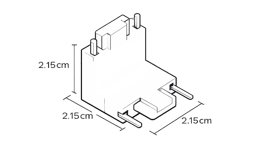 VERTICAL CORNER CONNECTOR